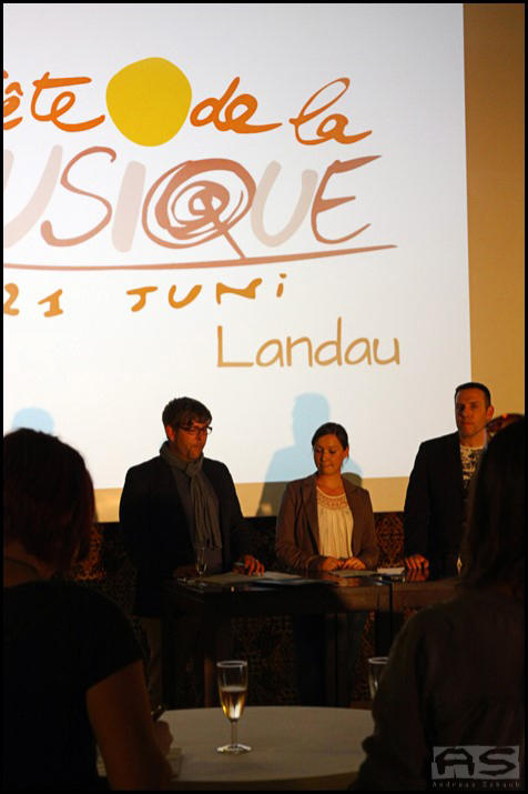 06.05.2013 Erster Pressetermin Kulturinitiative Landau & Fete de la Musique